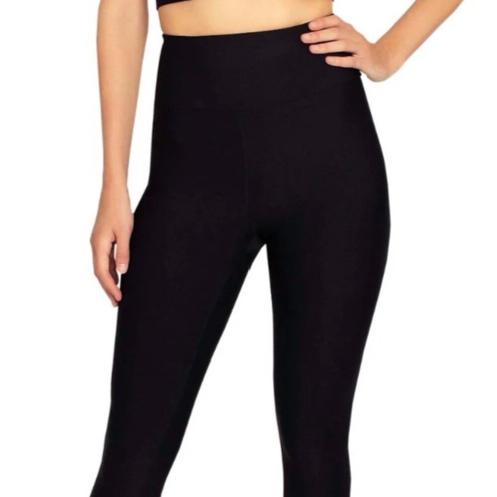 Nicole Miller Sport Women's Medium Performance Black Leggings